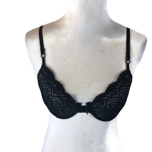Kiki De Montparnasse Black Lace Bra 34B NWOT